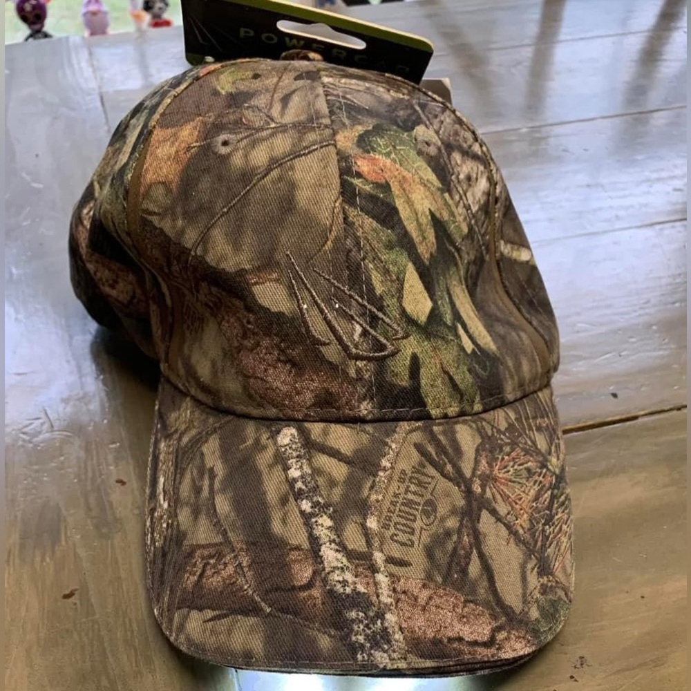 NWT One Size Panther Vision Break Up Country Mossy Oak Camouflage Powercap